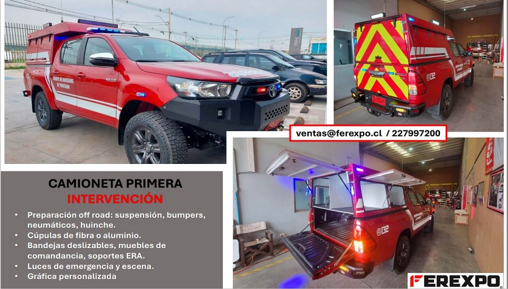 Camioneta primera Intervención